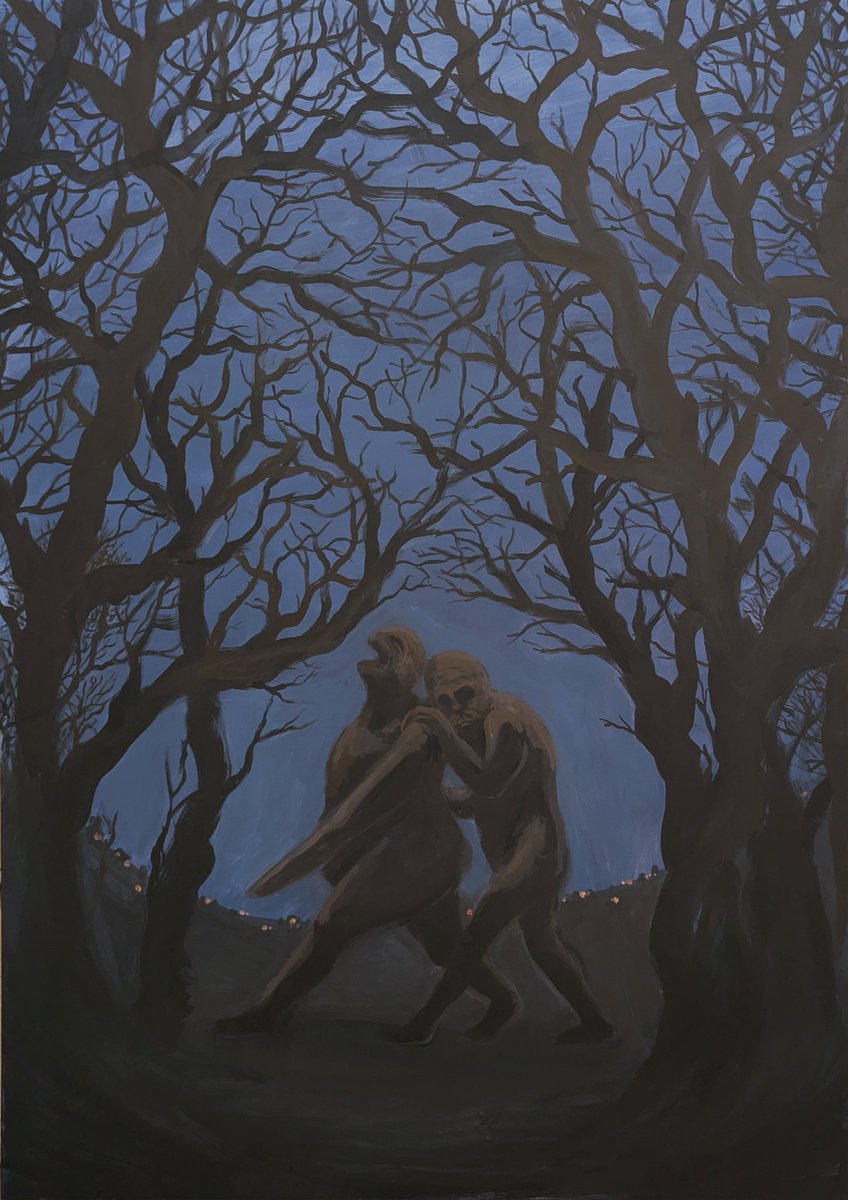 Mental health walk
akryl na panelu, 50x70cm