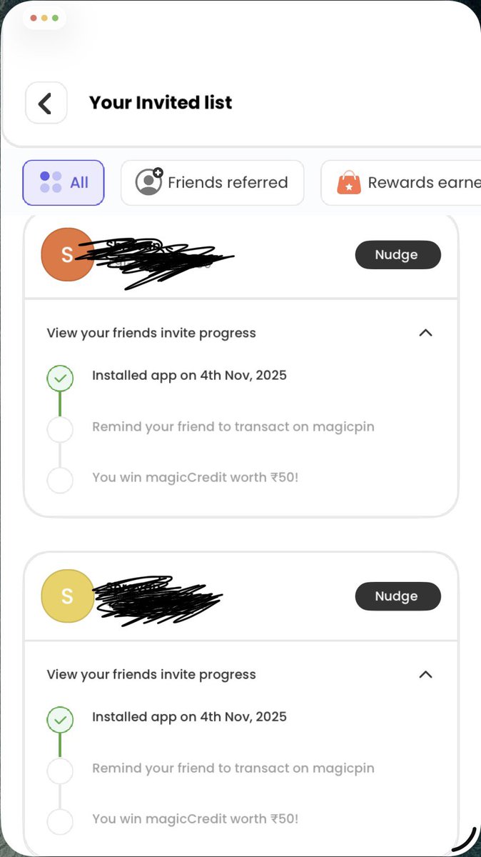 its___me___adi's tweet photo. @CareMagicpin @mymagicpin @jagograhakjago I referred to two accounts and they did transaction on first day itself but still I didn’t receive my refferal rewards! You just fool customers by showing refferal offer on banner page and consider the consumer dumb! Solve it asap! https://t.co/vSGx3ysB8T