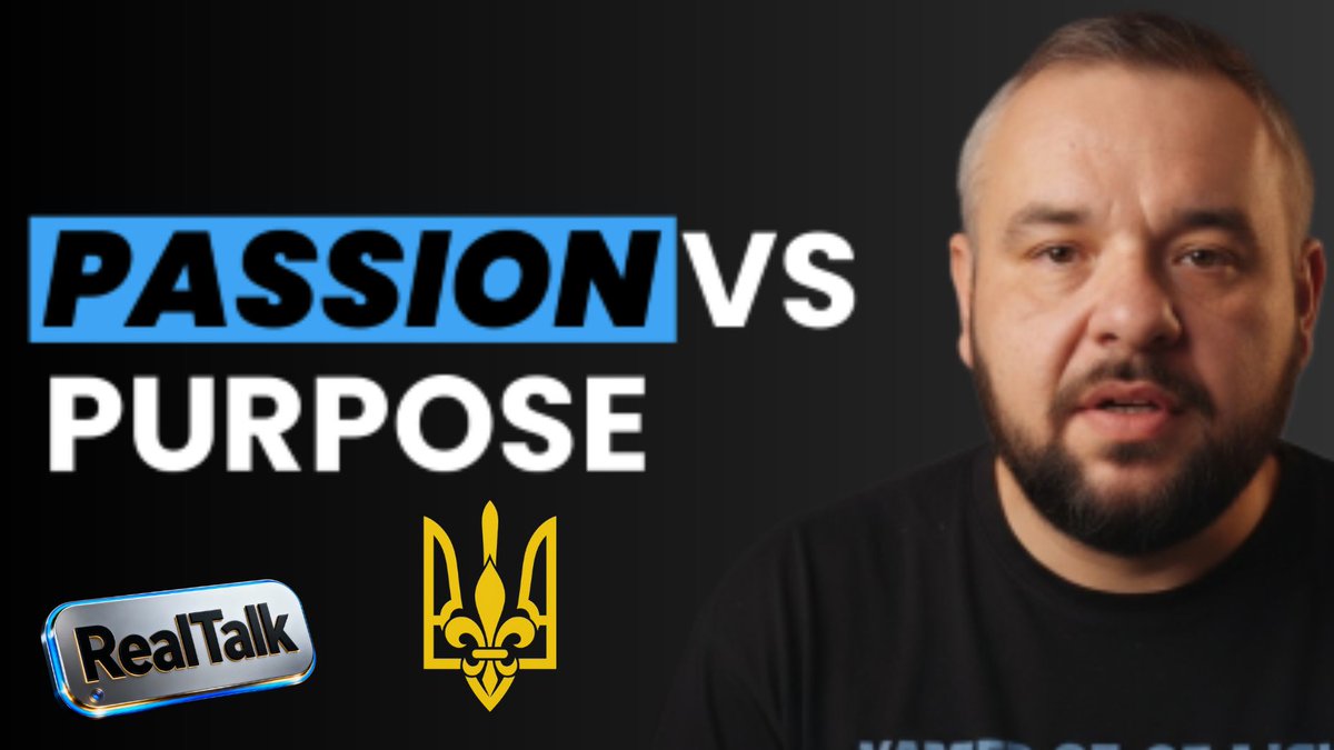 🎙️ New RealTalk is out.
This one’s different — no B-roll, no guest.
Just me, talking straight about passion vs purpose.

I’m at the very beginning of my RealTalk journey on YouTube.
Each episode is a step to grow — in delivery, depth, and message.
Your feedback means a lot, and