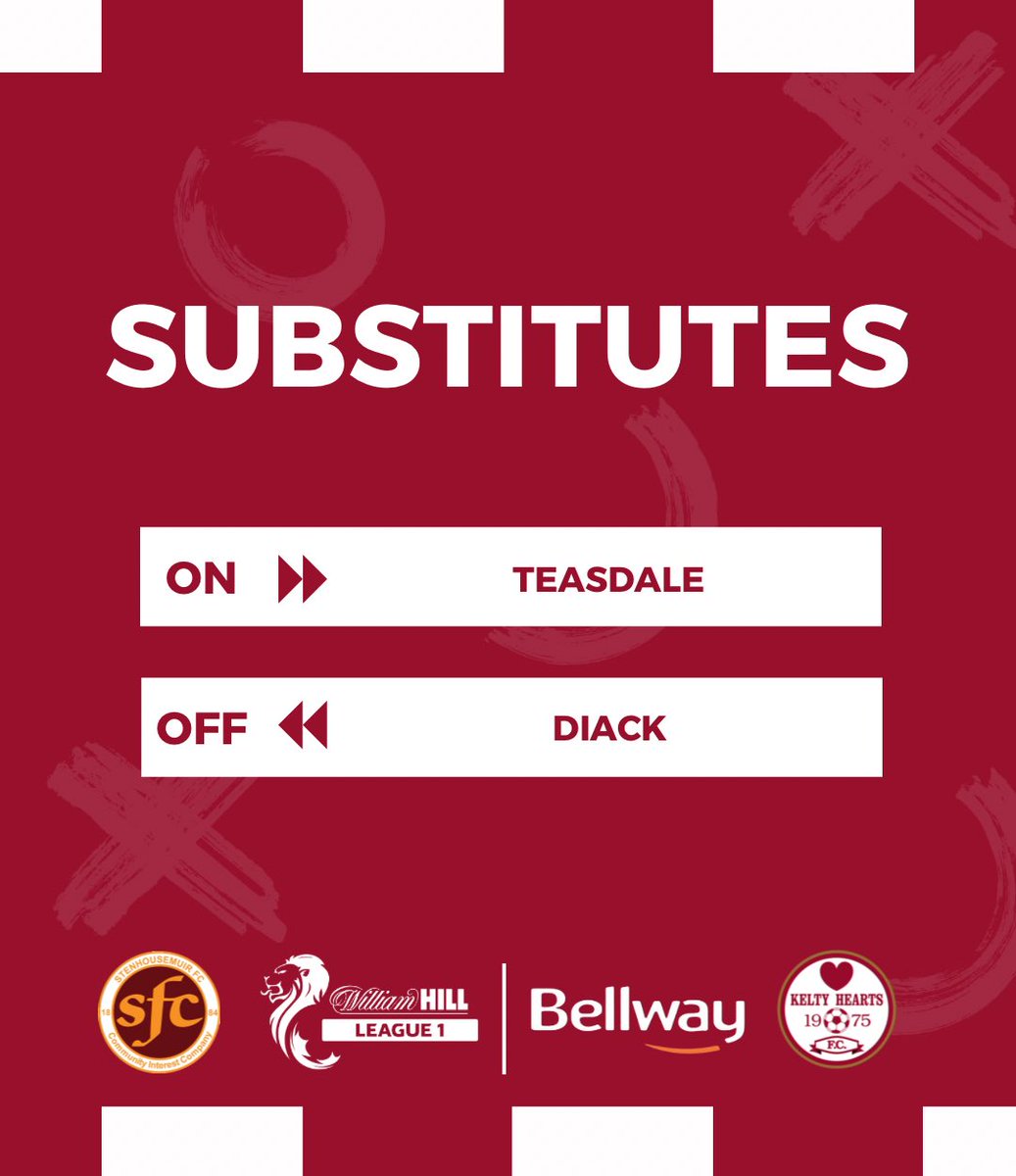 KeltyHeartsFC's tweet photo. 78โ | Substitution for Kelty Heartsโฆ
0-2 | #STEKEL https://t.co/bHdyHpjooJ