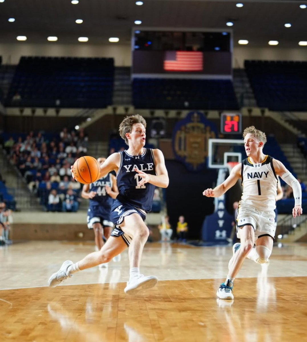 stsebsbball's tweet photo. Trevor Mullin ‘23 had a career high 14 points and a career high 6 assists in a season opening win for Yale against Navy! #OnceIn #GoArrows https://t.co/PYFZIXr5wY