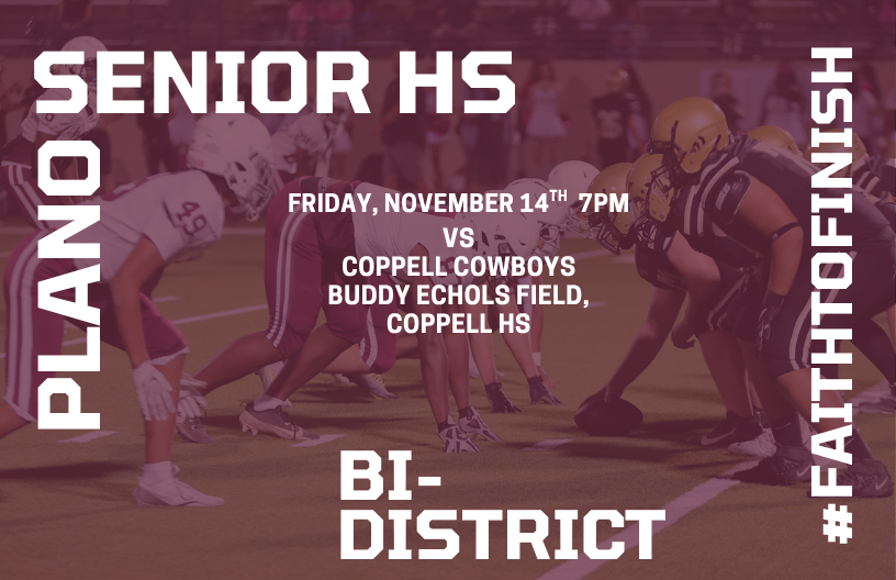CALLING ALL CATS!!! See you all in Coppell on Friday Night! #FaithToFinish