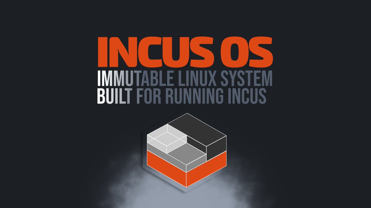 linuxiac's tweet image. IncusOS debuts as a modern, immutable Debian-based system built specifically to run Incus with atomic A/B updates and TPM-secured boot.
linuxiac.com/incusos-is-a-n…

#Linux #Containers #Virtualization #OpenSource