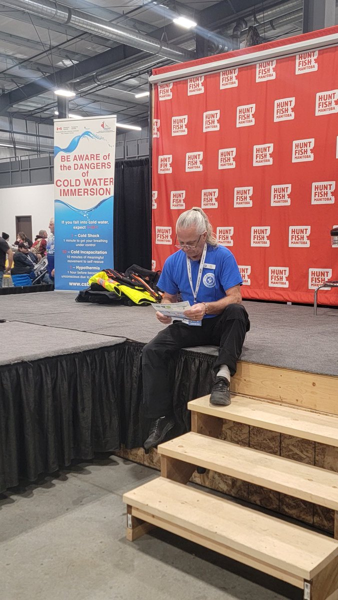 Catch Lifesaving Society Manitoba volunteer Greg Szocs at 11 this morning at the Winnipeg Ice Fishing Show at Red River Exhibition Park.

Greg is doing a presentation on  #IceSafety and  #IceRescue