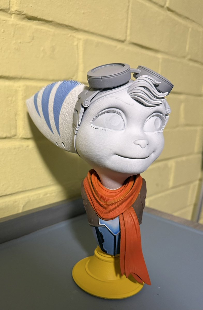 Libi3Dprinter's tweet image. Working on Rivet bust from rift apart 

#lombax #RatchetAndClank 

3d digital model available at @Gambody_com