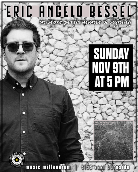 Step into the sound.
Eric Angelo Bessel performs live at Music Millennium — Sunday, Nov 9 • 5pm — celebrating his new album Mirror at Night.
Shimmering ambience, glowing synths, cinematic beauty. 🌌
<a href="/musicmillennium/">Music Millennium</a> 
everout.com/portland/event…