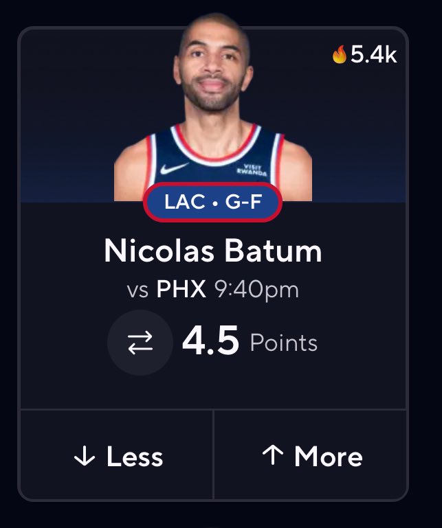 No shade but Nicolas Batum I fear you going lower 😭😭😭😭