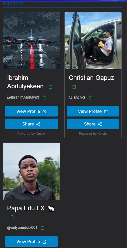 traderpercy's tweet photo. WINNERS picked by @xpickr 

@IbrahimAbdulye3 
@Iancnxs 
@onlyonedufx001 

Please send me your registered email address on @EquityEdgeUK to claim your accounts. Congrats!!