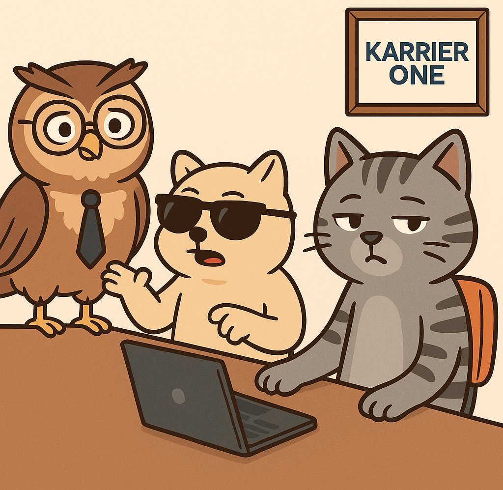 When HR asks about your weakness… and honesty is your weakness 😎🐾

#KarrierOneMeme <a href="/karrier_one/">Karrier One</a>