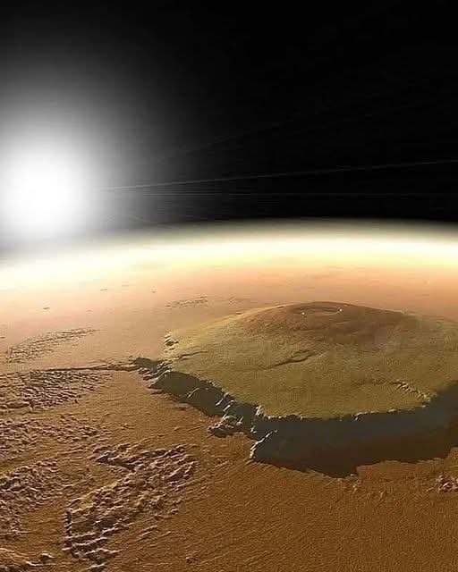 konstructivizm's tweet image. Olympus Mons(Mars)- The tallest mountain in the Solar System.