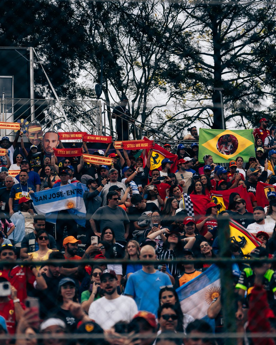 ScuderiaFerrari's tweet image. We love that crowd 🫶