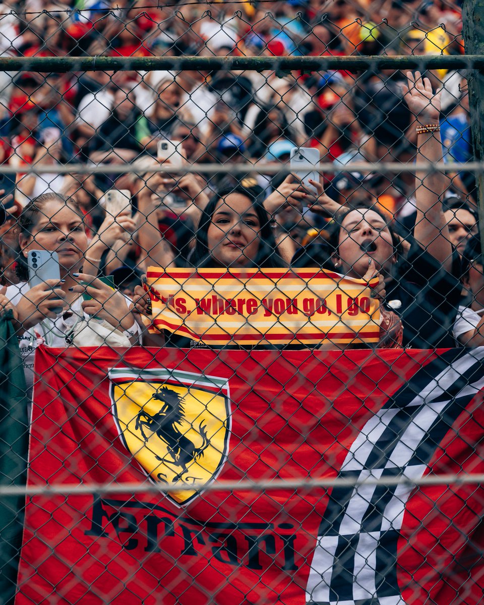 ScuderiaFerrari's tweet image. We love that crowd 🫶