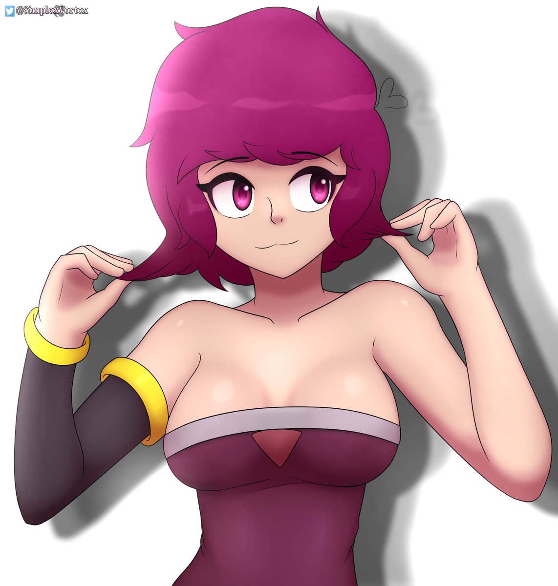 SimplexVortex's tweet image. - ⌜Felt cute today⌟

#oc #originalcharacterart #originalcharacter #Violet #VioletVortex