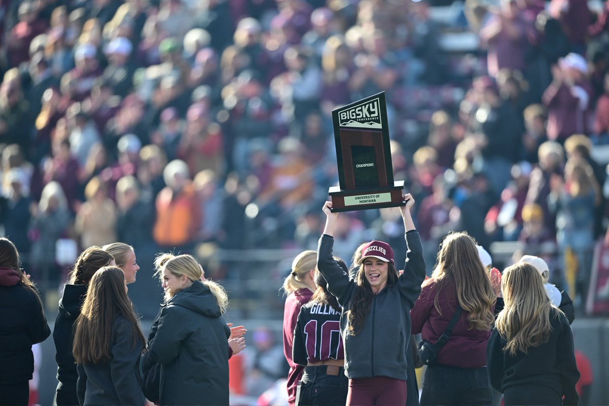 The <a href="/BigSkyConf/">Big Sky Conference</a> regular-season champs are in the house! Cheer on <a href="/MontanaGrizSOC/">Montana Griz Soccer 🐻⚽️</a> Sunday at 1 as the Griz go for the tournament title as well! #GoGriz