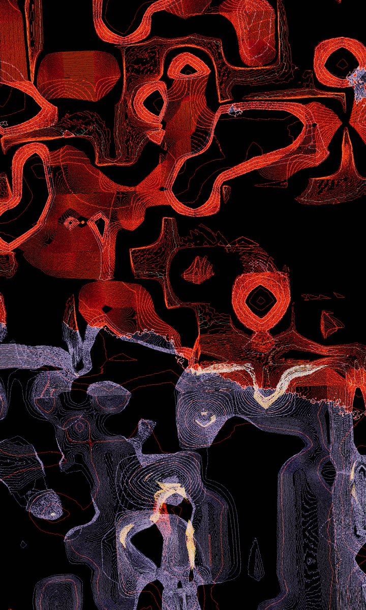 Gm, pairing of the day: 

hello world: Echoes #10 | MMZ 182 C -- both by <a href="/qubibien/">qubibi</a> 

This newly minted work feels like the perfect bridge between the original algorithm and the sacred worms that we always loved