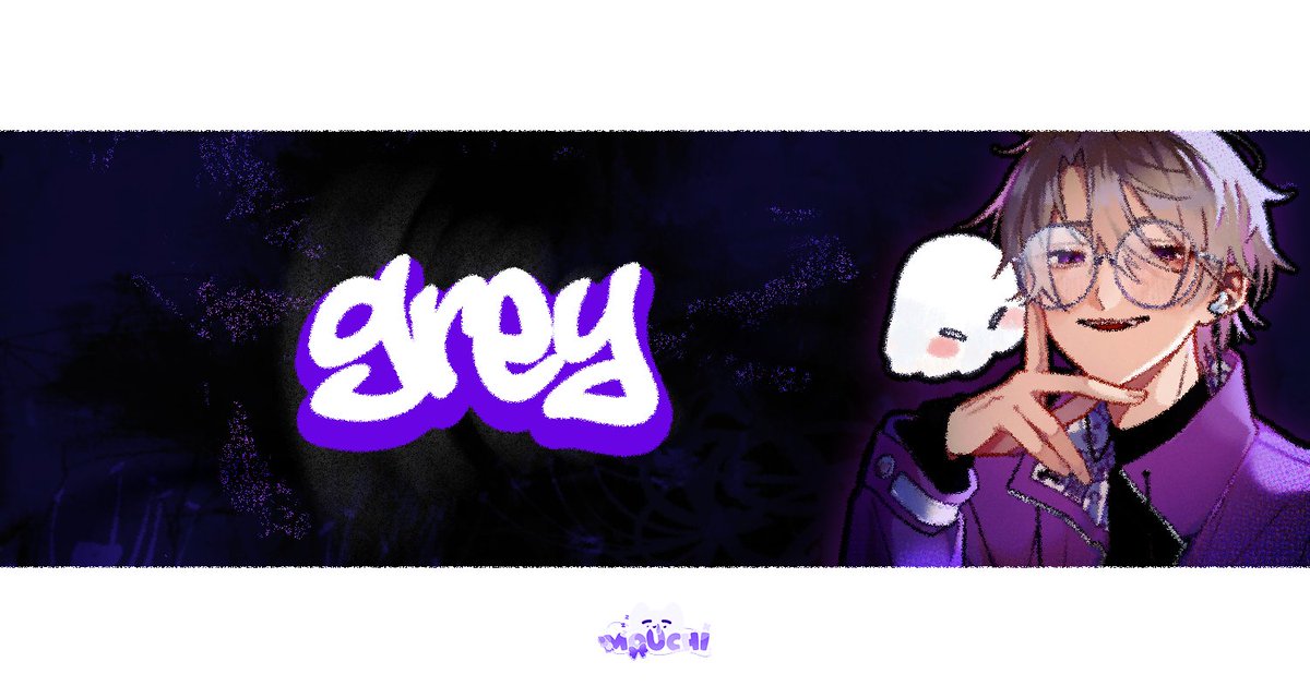 momouchie's tweet image. Header Commission for Grey👻
#Commission #header