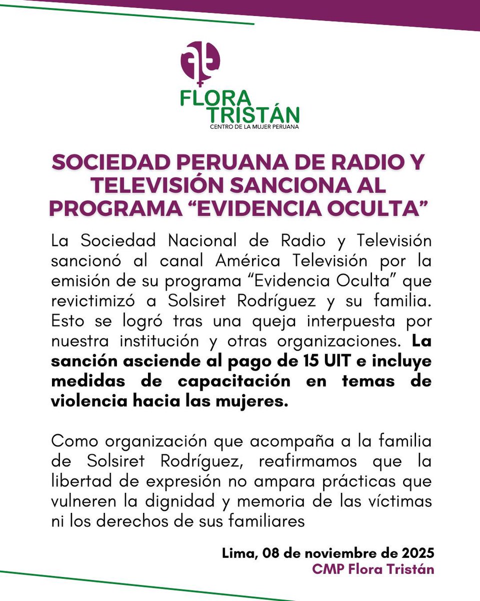 Flora Tristán 🇵🇪 #NoMásViolencia tweet media