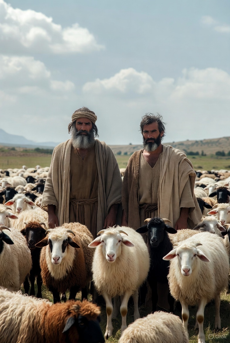 "And Lot also, which went with Abram, had flocks, and herds, and tents.
 And the land was not able to bear them, that they might dwell together: for their substance was great, so that they could not dwell together.
And there was a strife between the herdmen of Abram's cattle and