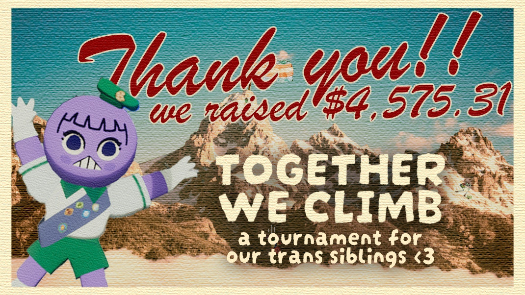 we raised almost $5K for trans people in less than 4 hours with more than 130 streamers, a vote for us for best event or collab is a vote for the impact we all can have as a community when we come together 🫶🏻