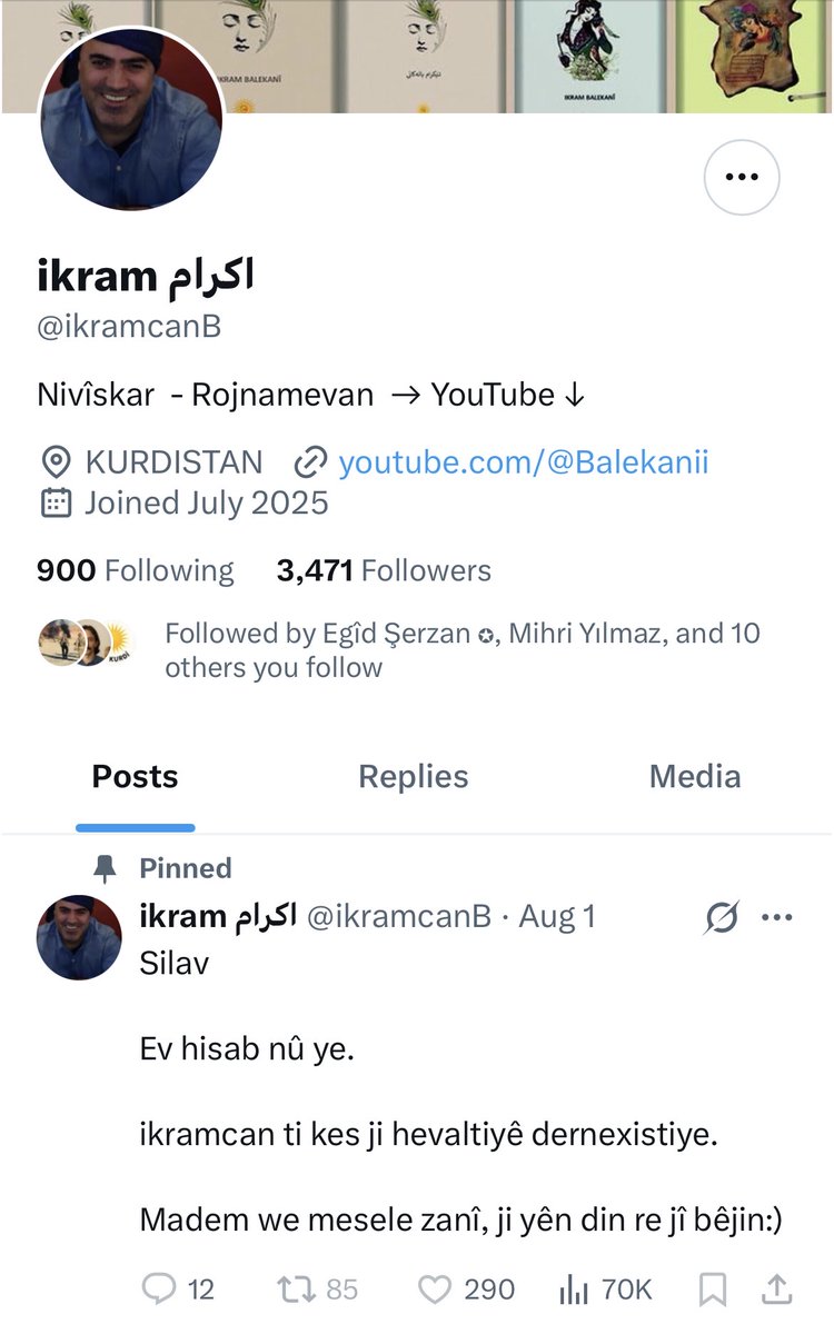 ahmed_rodi25575's tweet image. Hûn çima ji mîn direvîn? Hûn çima newêrî bi min ra nîqaş bikî? Min pirseke hêsan ji alîgirên Ocalan pirsî: Hûn bi van xwepêşandanên kolanan û dirûşmên ji bo Ocalan di dema çewisandina Kurdan de çi bi dest dixin?
 #MeşaAzadiyaRêberAPO
#Abdullahocalan