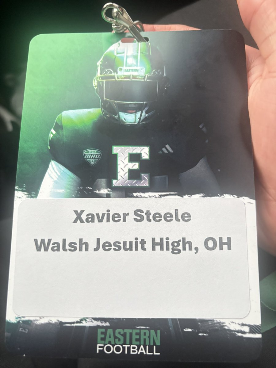 Fresh off of the win last night! I had a great time at <a href="/EMUFB/">Eastern Michigan Football</a> today! <a href="/nalexanderWJHS/">Coach Alexander</a> <a href="/WalshJesuitFB/">Walsh Jesuit Football</a>