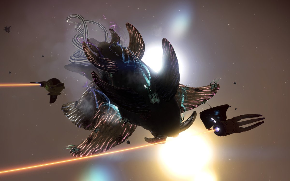 Deep Space Fauna.

#NoMansSky <a href="/NoMansSky/">Sean Murray</a>
<a href="/hellogames/">Hello Games</a> #OurNMSuniverse