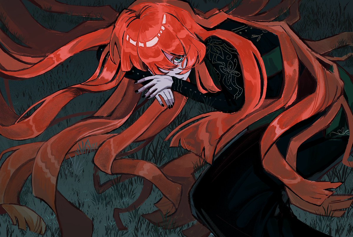 konmare_'s tweet image. art carnival piece for @laurellisse 🥧