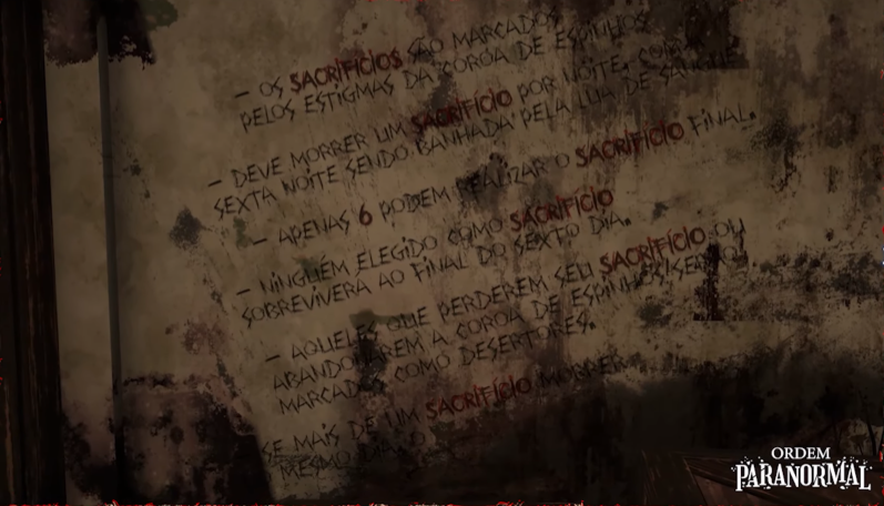 olebirinto's tweet photo. - OS SACRIFÍCIOS SÃO MARCADOS PELOS ESTIGMAS DA COROA DE ESPINHOS.

- DEVE MORRER UM SACRIFÍCIO POR NOITE, COM A SEXTA NOITE SENDO BANHADA PELA LUA DE SANGUE.

- APENAS 6 PODEM REALIZAR O SACRIFÍCIO FINAL.

- NINGUÉM ELEGIDO COMO SACRIFÍCIO SOBREVIVERÁ AO FINAL DO SEXTO DIA.

- AQUELES QUE PERDEREM SEU SACRÍFICIO OU ABANDONAREM A COROA DE ESPINHOS SERÃO MARCADOS COMO DESERTORES.

- SE MAIS DE UM SACRIFÍCIO MORRER NO MESMO DIA ?????

#HEXATOMBE #OrdemParanormal
