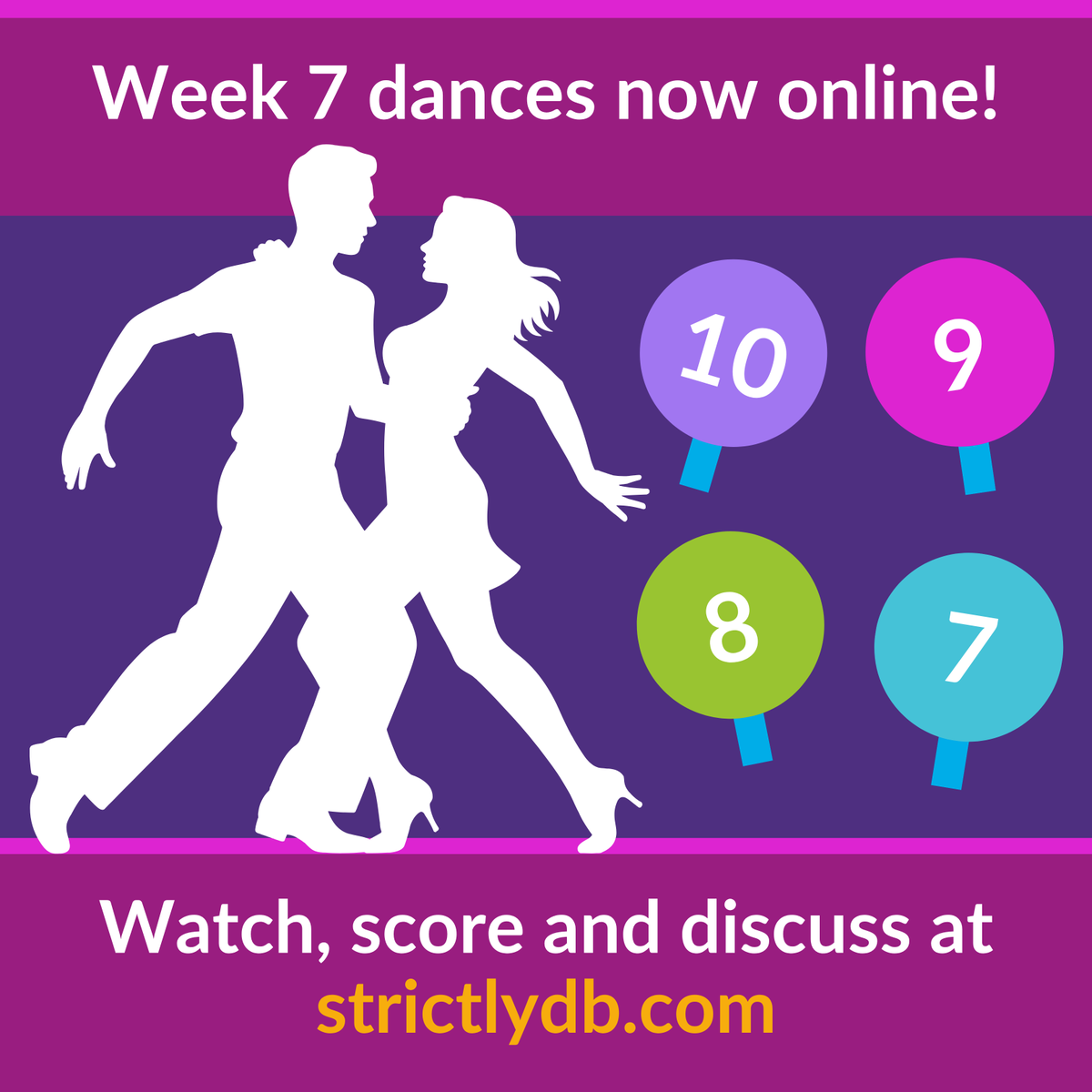 Vicky tangoed her toes off for the 2nd highest W7 Tango score ever, Lewis was a bit 'try hard' &amp; Kaz was a bobby dazzler! Amber was A-MAY-ZING, George's feet were divisive &amp; Alex lost some pizzazz.

Can Bal's heartfelt C/Choice save her a 4th dance-off?🤞

strictlydb.com/dances/