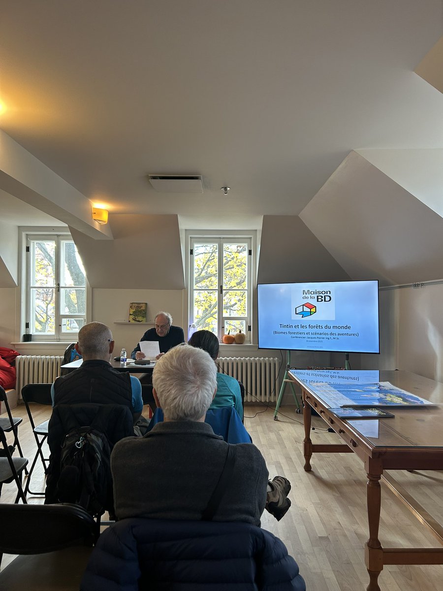 Belle journée à la Maison de la BD de Québec. Superbe installation dans l’ancien presbytère de Ste-Foy.