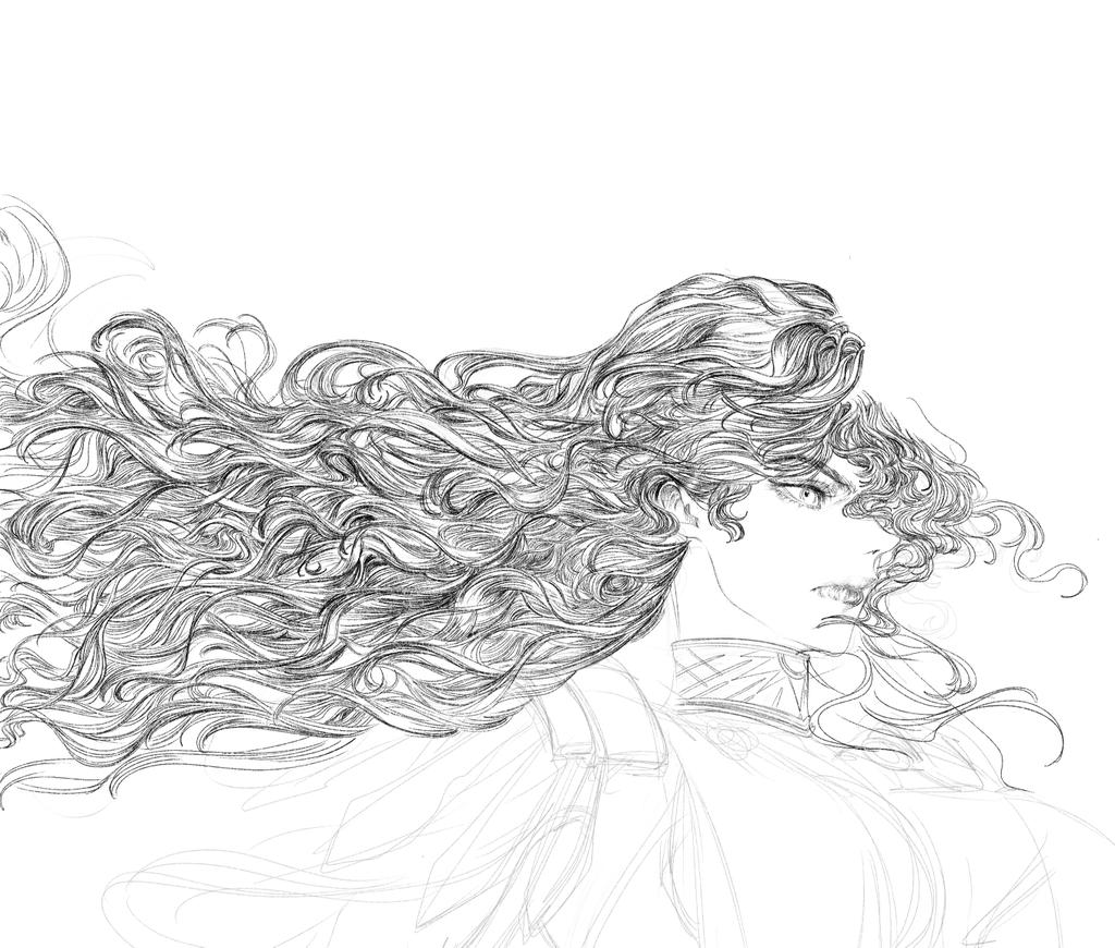 I love drawing curly hair so much
.
#sketch #doodles #WutheringWaves #augusta