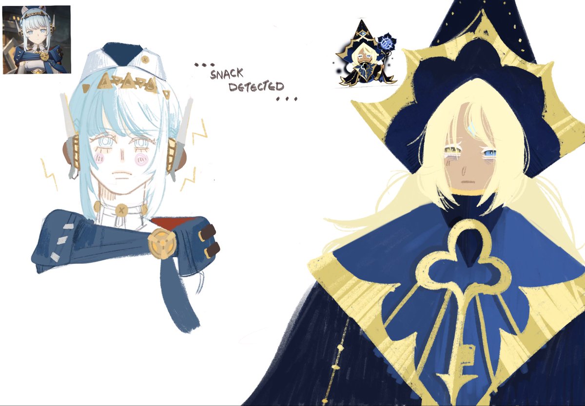 ashiebeeees's tweet photo. felt like drawing my favorite two character from my favorite two gatcha games 🌟🌟 https://t.co/aiDVosFfeq