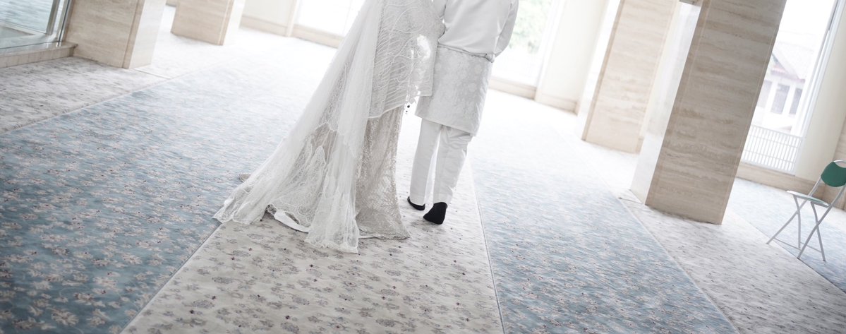 alishbaqamra's tweet image. Alhamdulillah, he found me. 
I’m officially a wife! Biidnznillah🤍