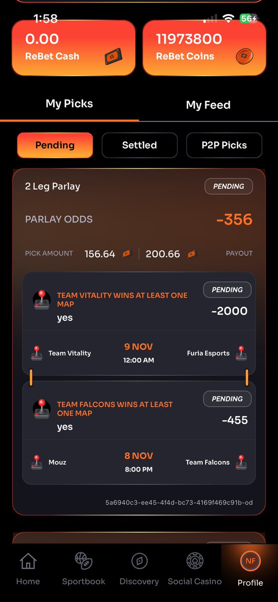 FieldsNoah26768's tweet image. Laugh at me if you want, I like my bets #sweatfree #rebet #cs2picks