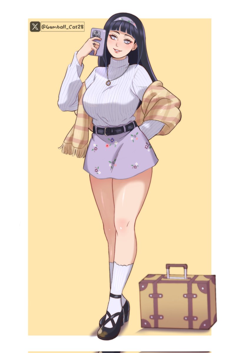 También quería dibujarla con la falda larga pero me tarde tanto corrigiendo este dibujo que ya no quiero tocarlo más 
Espero les guste 😁✨

#hinata_hyūga #Hinata #Naruto #NarutoShippuuden