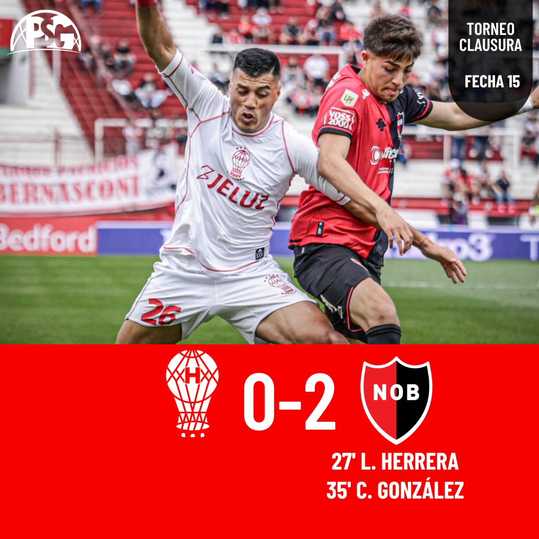 #Huracán cae nuevamente en el Ducó ante Newell's por 0-2. Sin idea de juego, por errores propios y dos tiempos de pura improductividad se complica en la búsqueda de la clasificación a la Copa Sudamericana y playoffs.
La próxima fecha visita a Barracas Central.