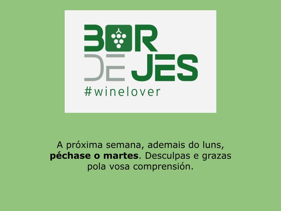 Atención aos días de peche da vindeira semana.
Mil gracias.