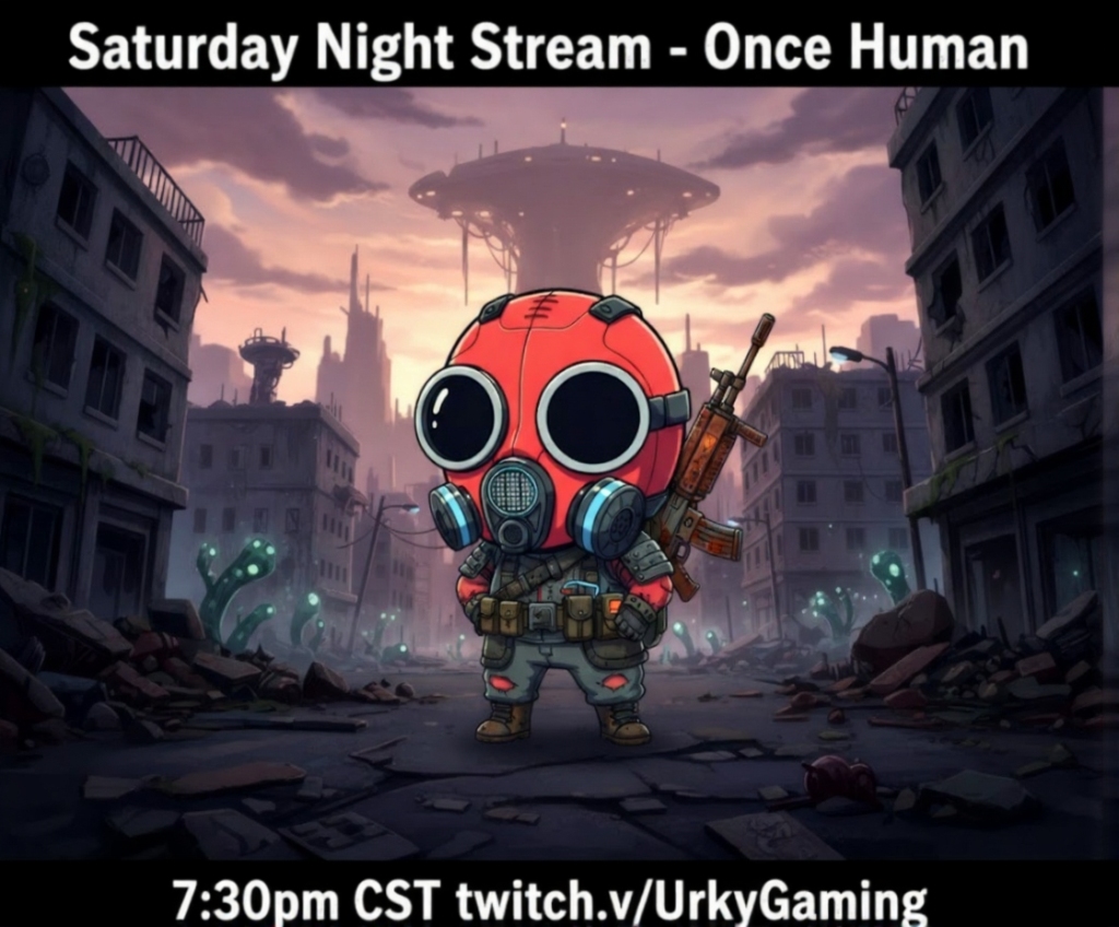 Tonight we're diving into Once Human, with some added wonderful news to go with it!

7:30pm CST tune in for a look at the new Scenario - Deviation: Survive, Capture, Preserve!!

<a href="/SpotemGang/">Spot'em Gang 👑</a>  #TeamSGG #SpotEmGang #OnceHuman