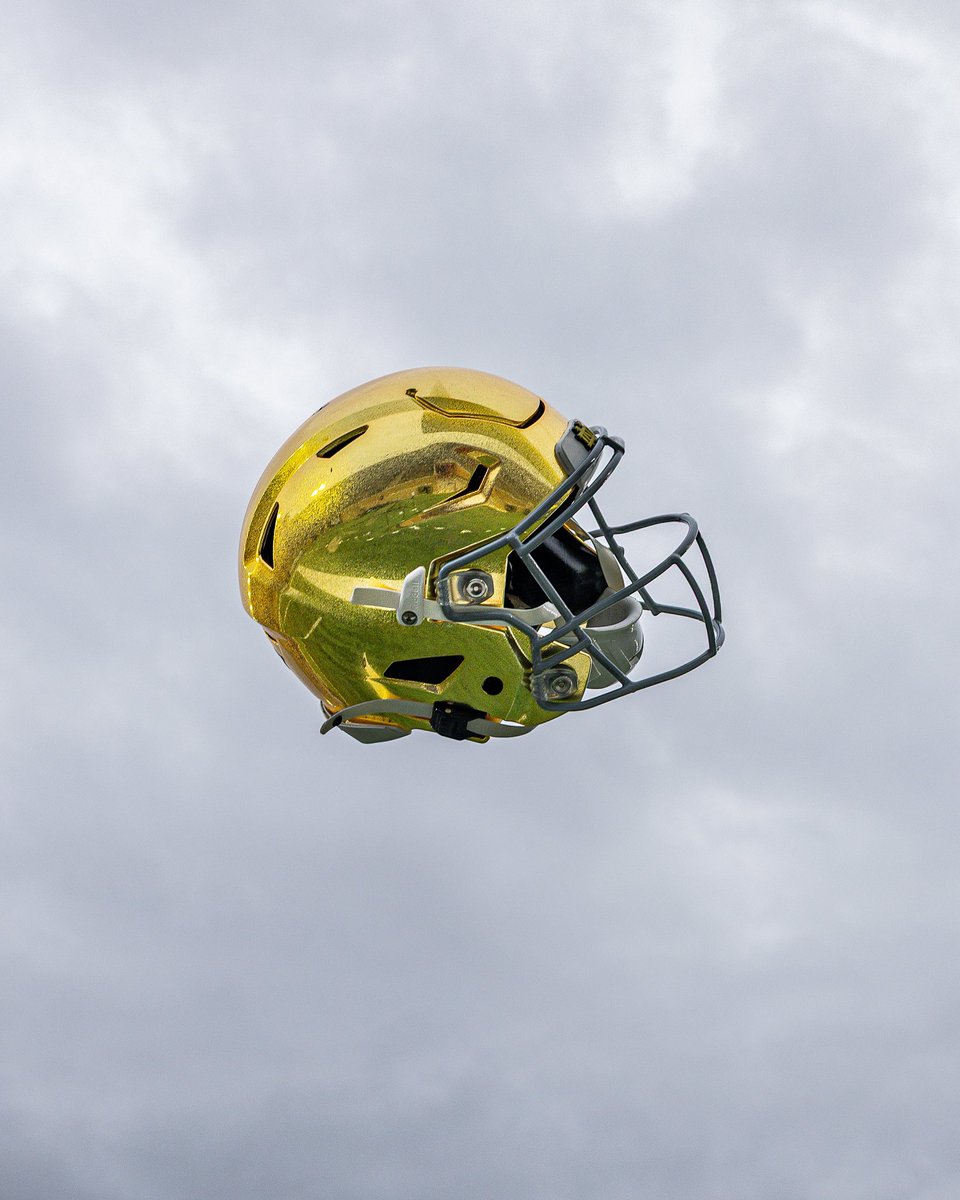 NDFootball's tweet image. Golden hour ☘️

#GoIrish☘️