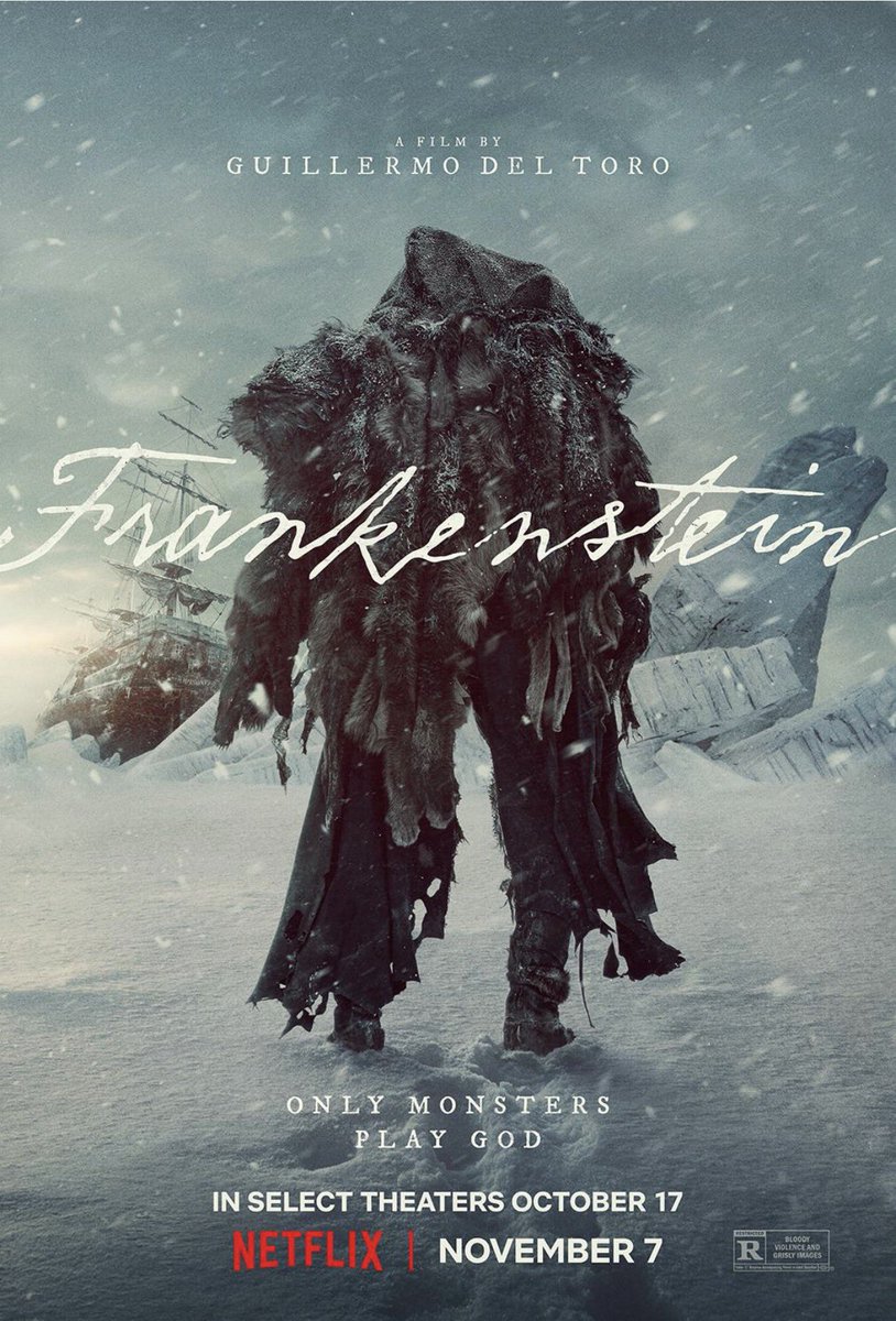 Qué belleza, qué profundidad y qué tristeza tan bonita. #GuillermoDelToro
#Frankenstein2025