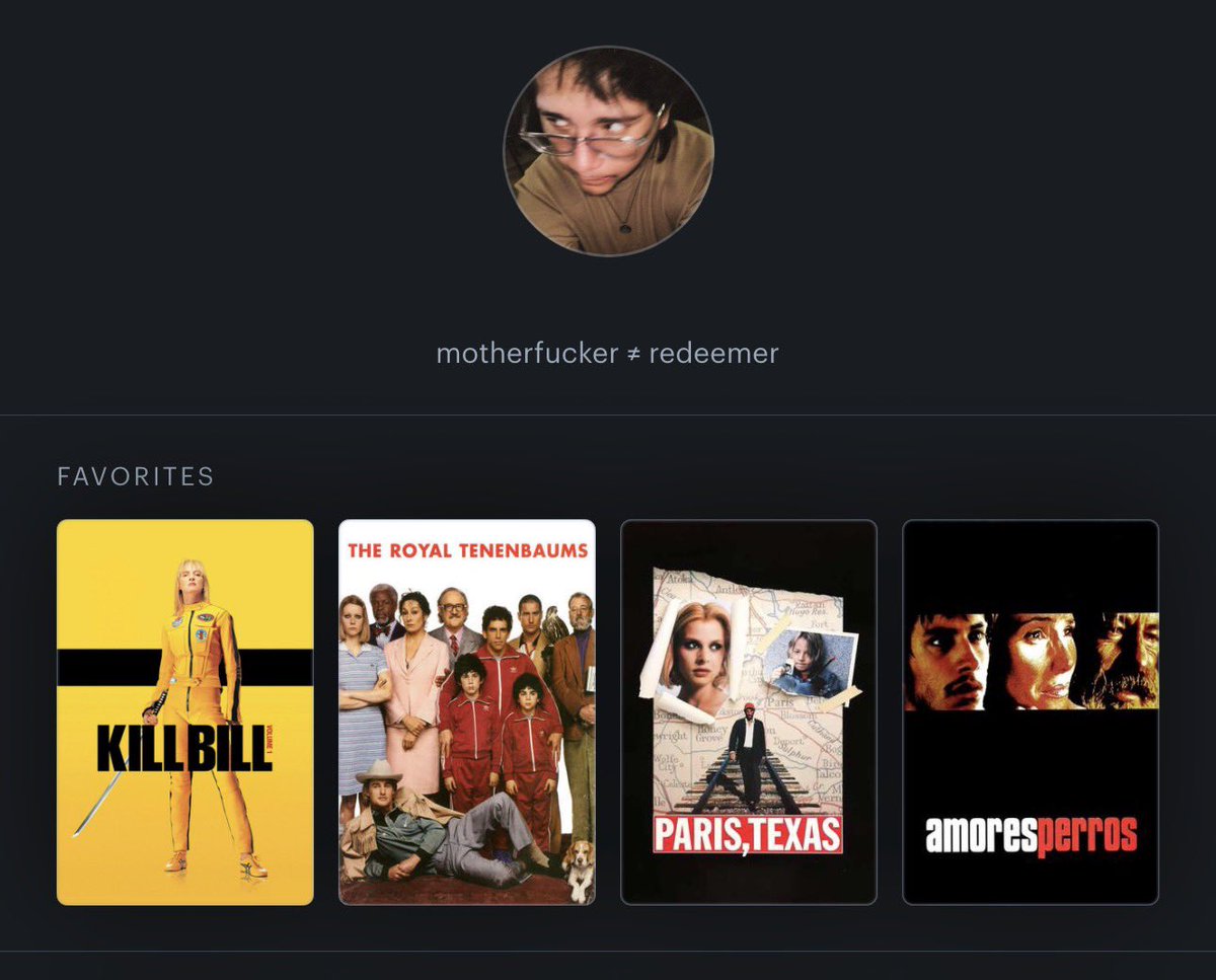 yo /// mis cuatro pelis fav
