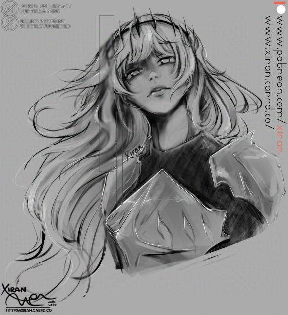 Nephis from Shadow Slave.
Almost forgot I drew this sketch on stream (back in April).

#shadowslave #ss #fanart #digitalart
Full res &amp; 60s timelapse available on P★treon; free 120DPI version on Nov 12, 2025.