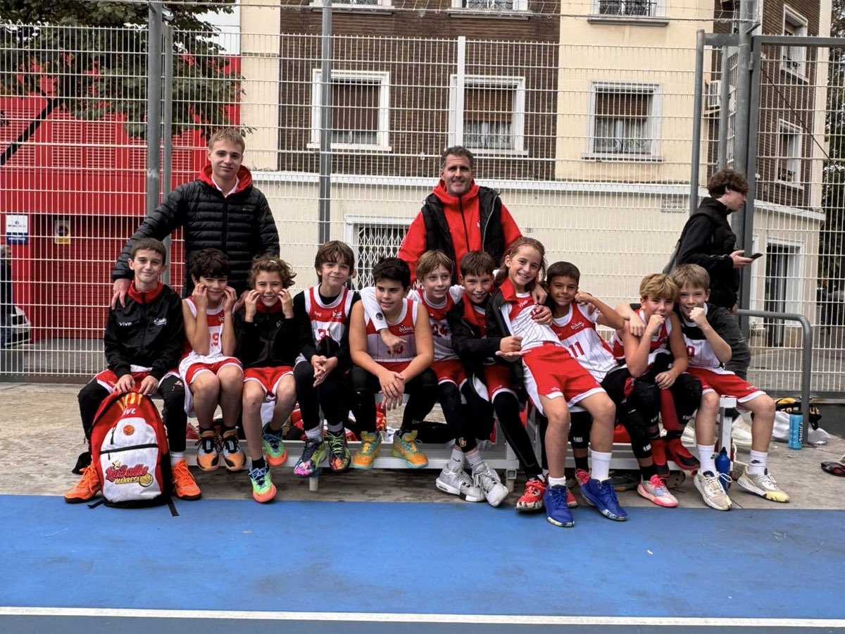 El Mini Masculí 1 s’emporta un partit molt ajustat a la complicada pista de l’AESE 👏🏻

Seguim creixent! 🏀

#SomSalle