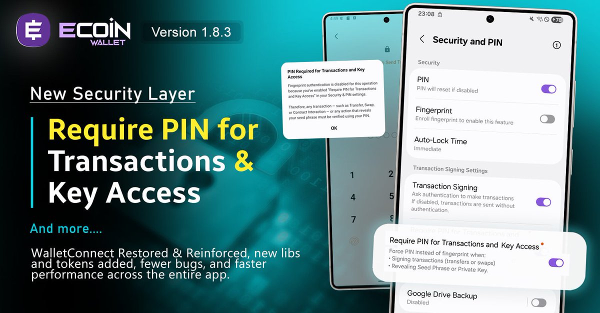 ECOIN Wallet tweet media