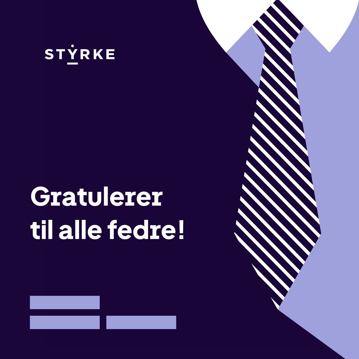 ForbundetStyrke's tweet image. Gratulerer med farsdagen🥳

Enten du er hjemme med familien eller på jobb og holder hjulene i gang, ønsker vi alle fedre en god farsdag👏

#farsdag