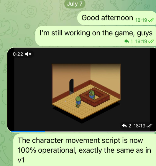 Six months ago.
Pixtel didn't exist.  

Six months later.   
It's a game... a fair launch, skins, rooms. A functional shop. Burn mechanics, items...

Days and nights of work.
Because we believe in something.

Where will we be in six months?
The mission: best social game on