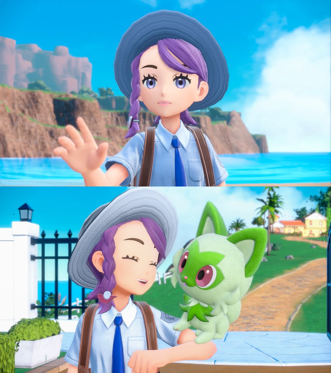 MochiFlurry's tweet image. I’m loving how smooth Violet runs on the Switch 2! #PokemonViolet