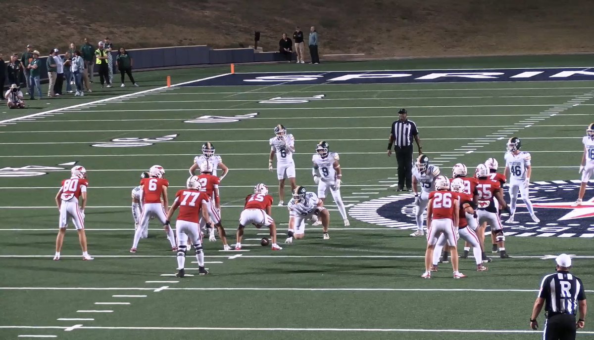 coachjacktv's tweet image. @carsonmo77 almost looked as good at QB as @GrantSperandio did at center.  Make football fun. #TheStandard #LetsEat25 #BTS25