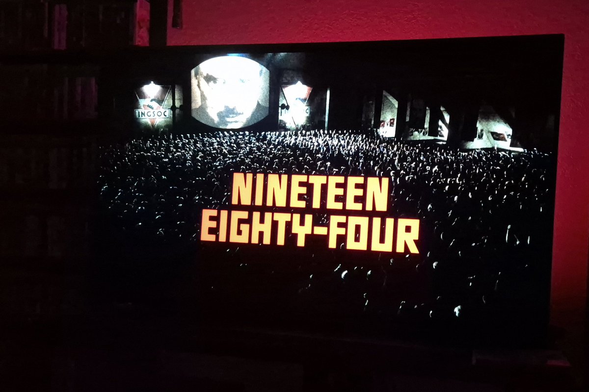 Catching up on current events. 

#1984