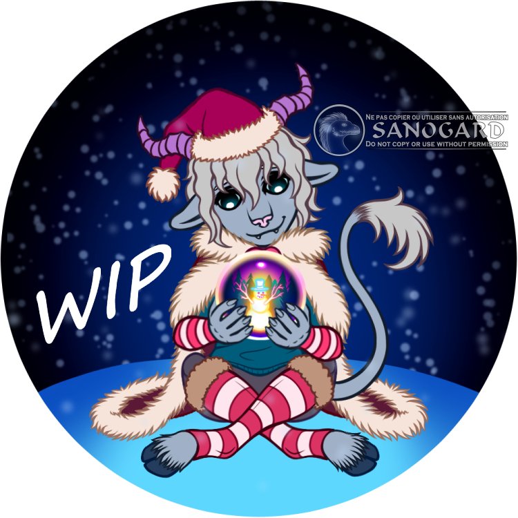 Sanogard's tweet photo. Wip du futur Badge Choupinet du mois de Décembre sur le thème de KRAMPUS.

#cute #wip #christmas #santa #krampus https://t.co/PsawYRsZKl